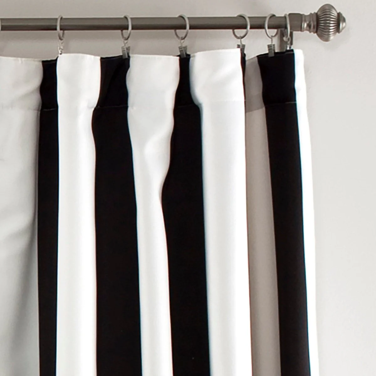 Wilbur Stripe Light Filtering Window Curtain Set - Image 4