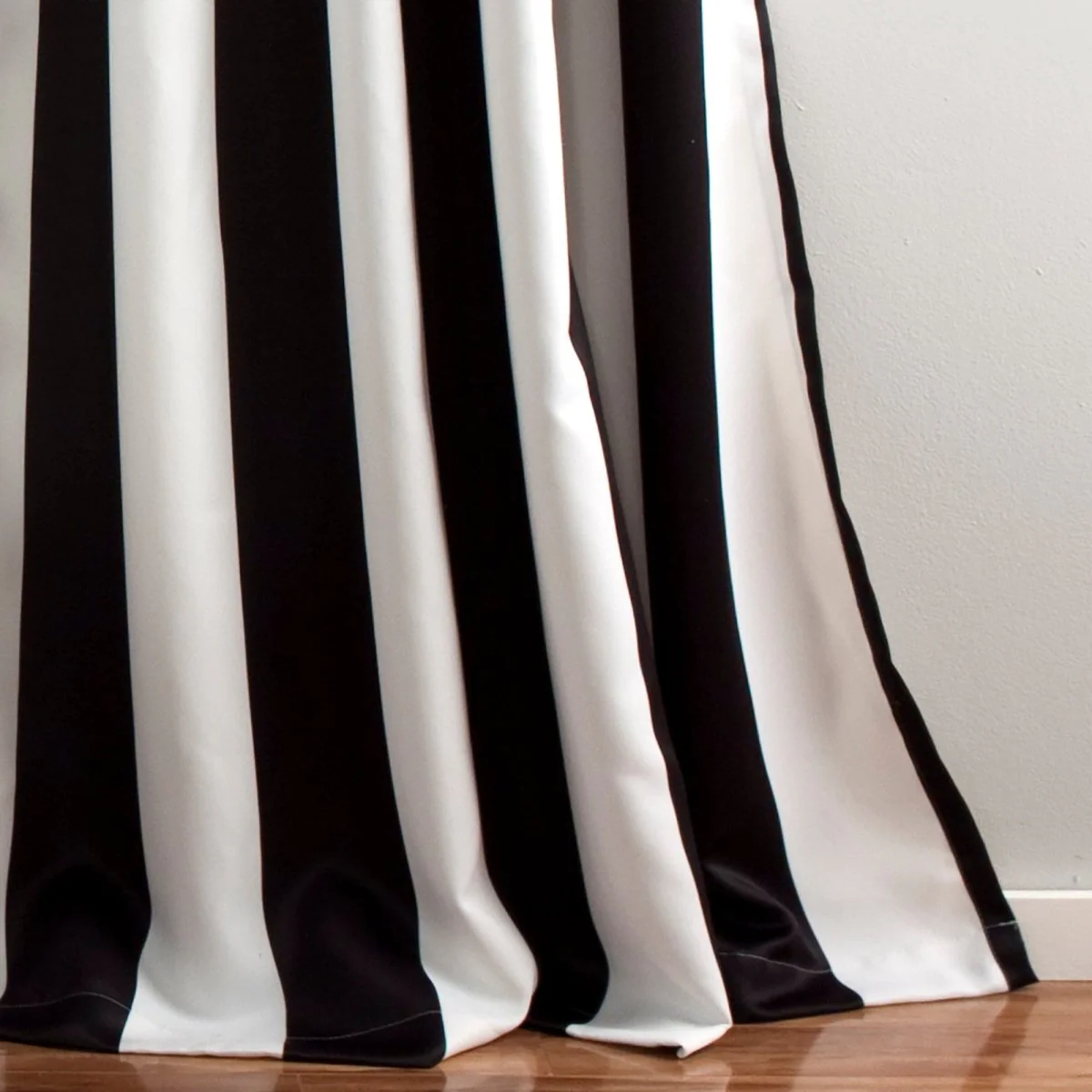 Wilbur Stripe Light Filtering Window Curtain Set - Image 5