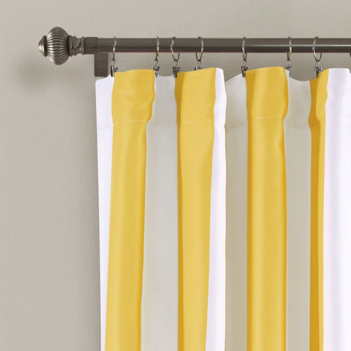 Wilbur Stripe Light Filtering Window Curtain Set - Image 7