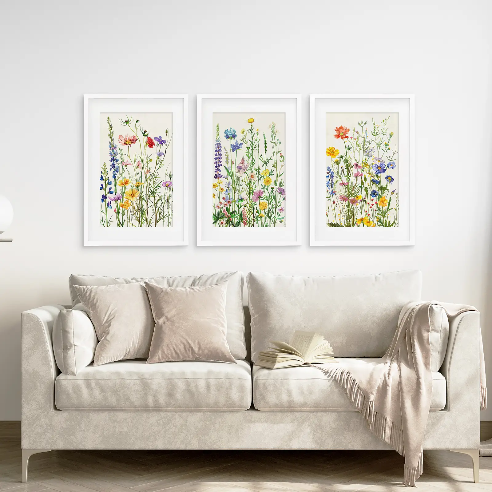 Wildflower Floral Wall Art Watercolor Prints - Image 5