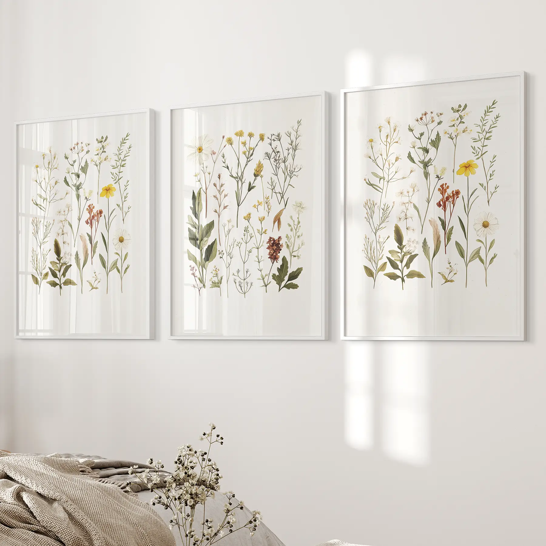 Wildflower Nature Prints. Modern Wall Art Decor - Image 7