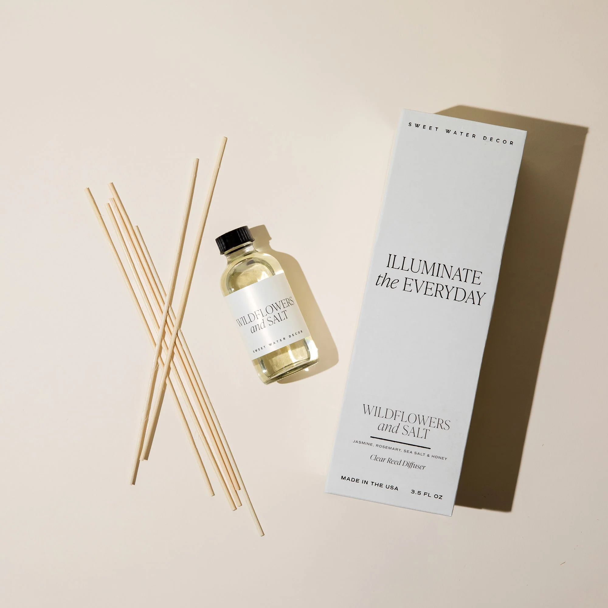 Wildflowers and Salt Clear Reed Diffuser - Image 3