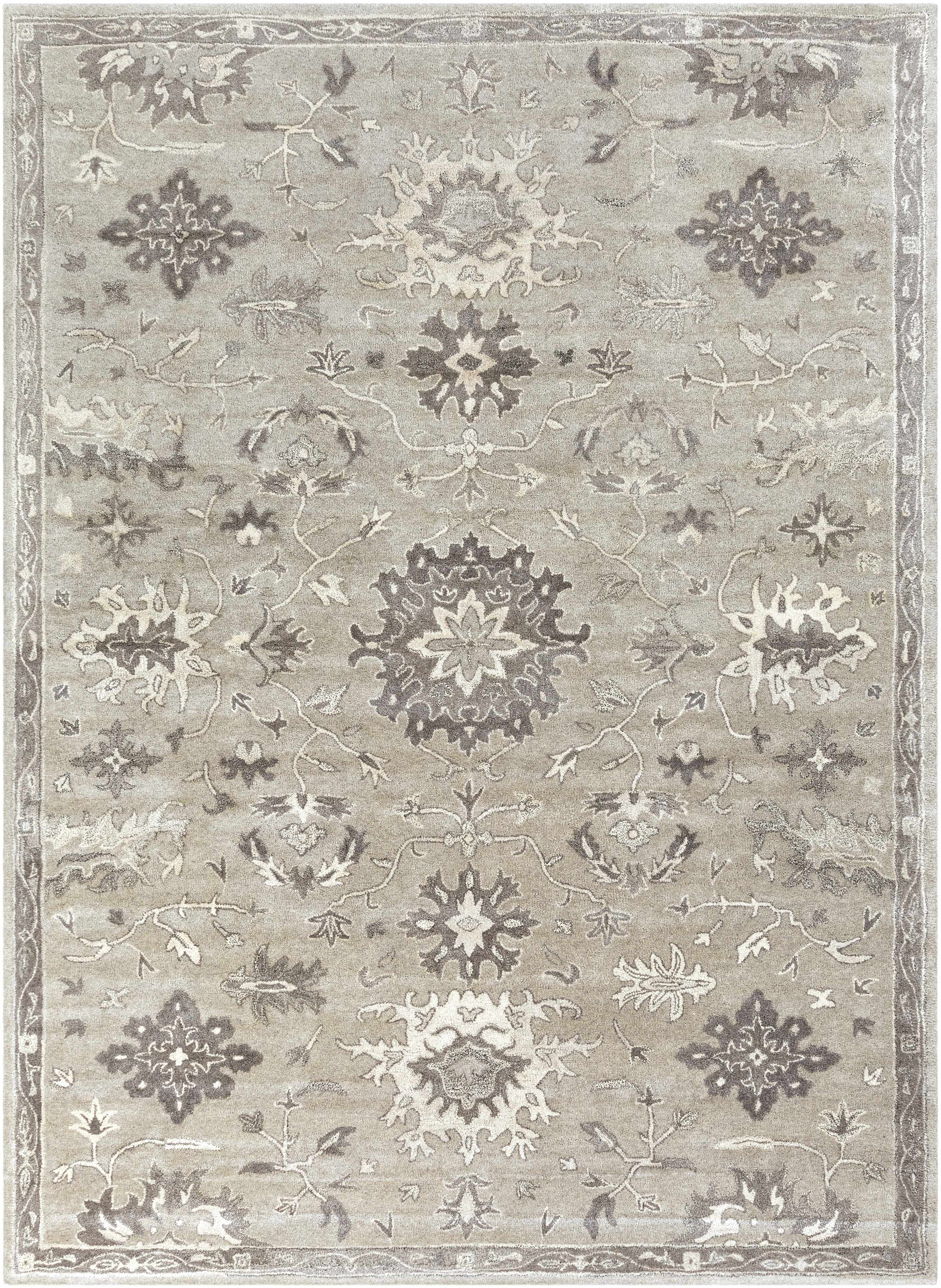 Willimantic Beige Thick Wool Rug - Image 10