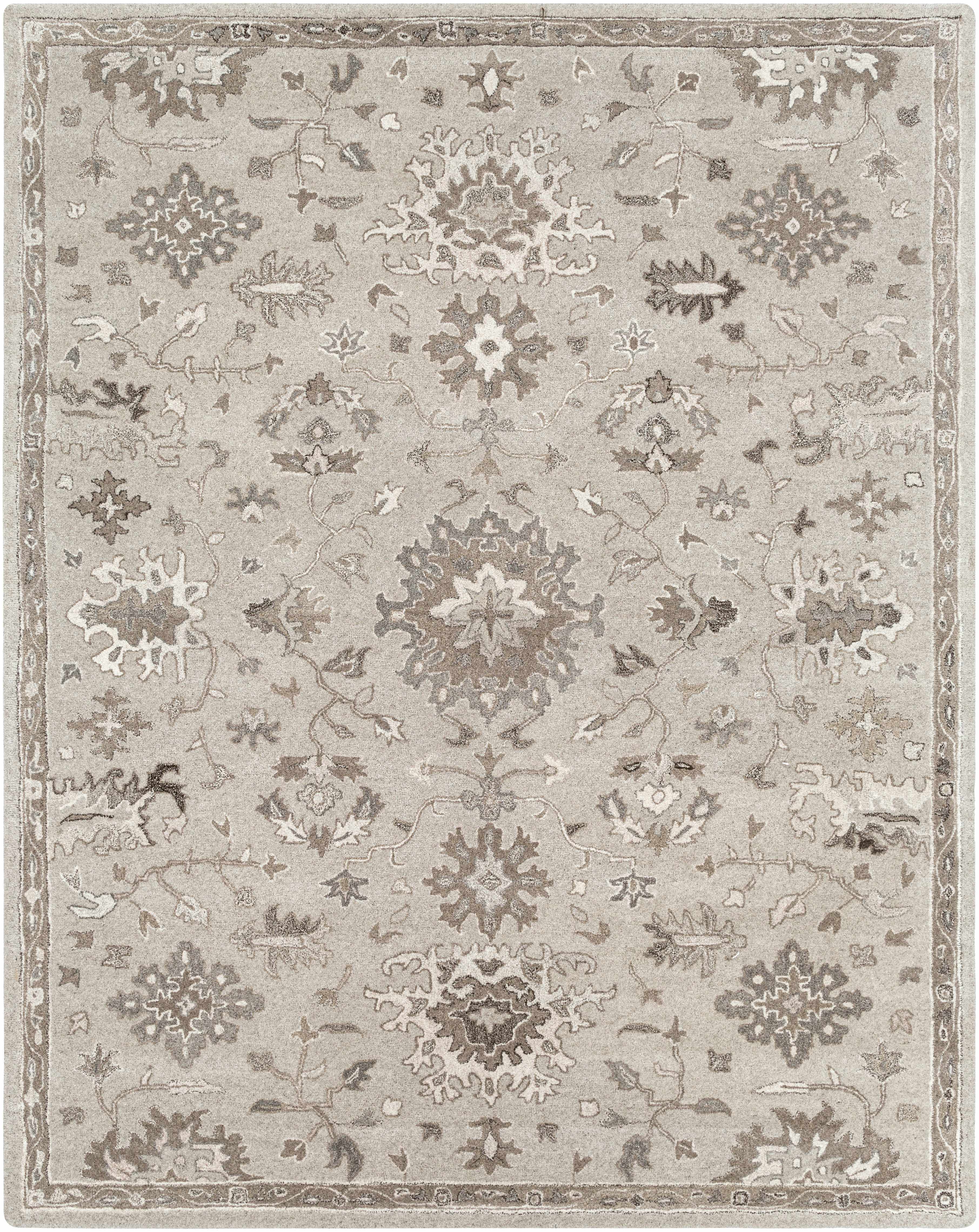 Willimantic Beige Thick Wool Rug - Image 15
