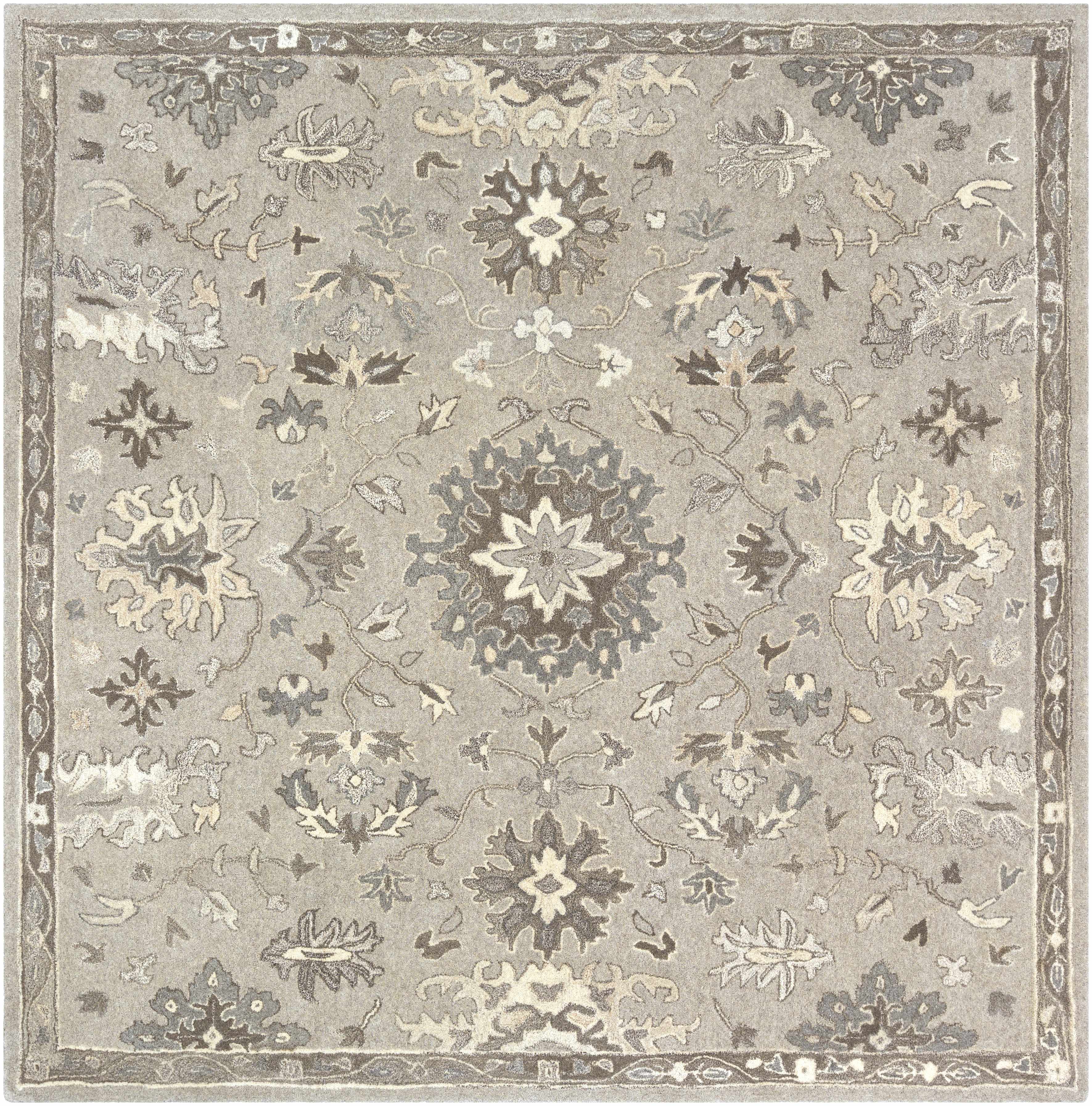 Willimantic Beige Thick Wool Rug - Image 3
