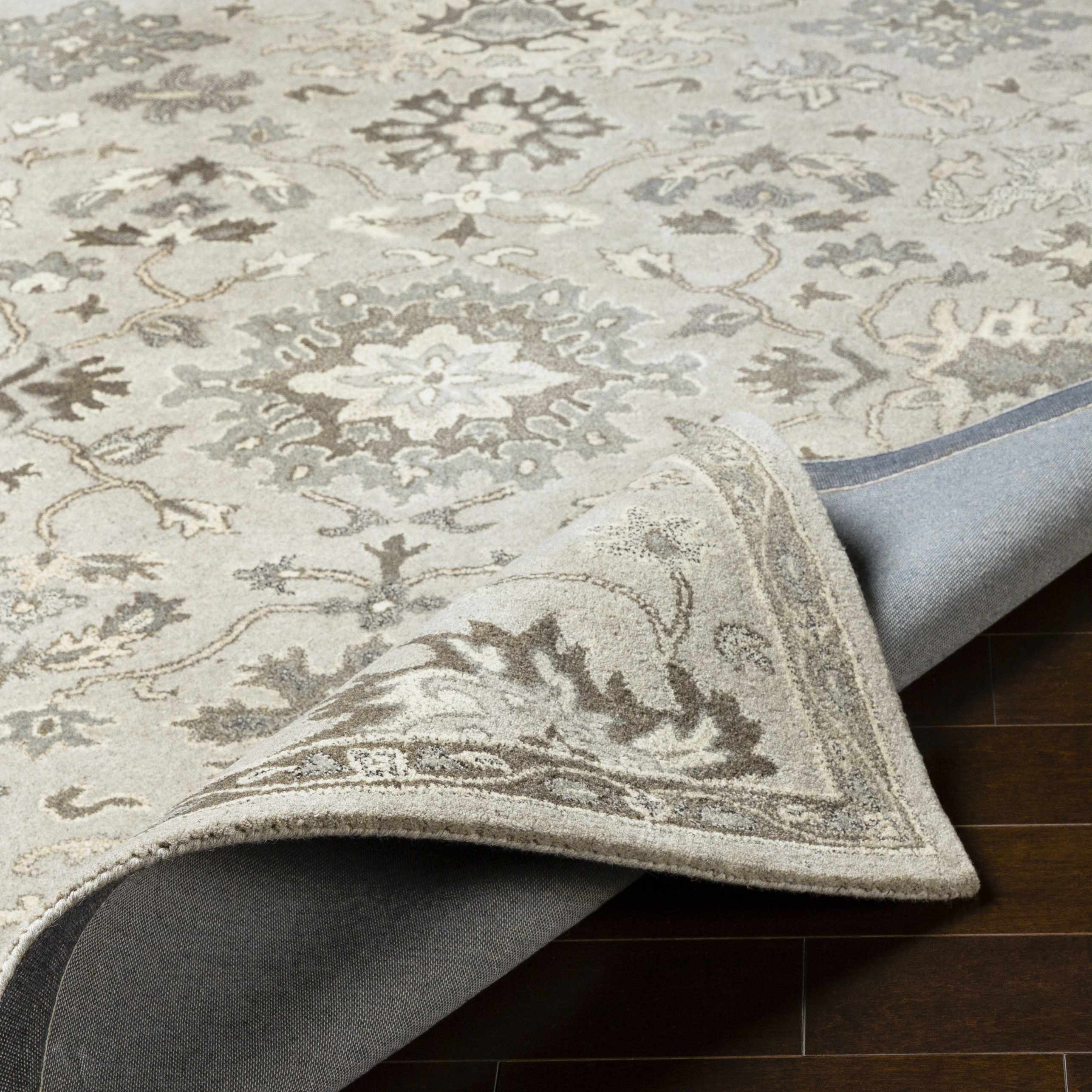 Willimantic Beige Thick Wool Rug - Image 5