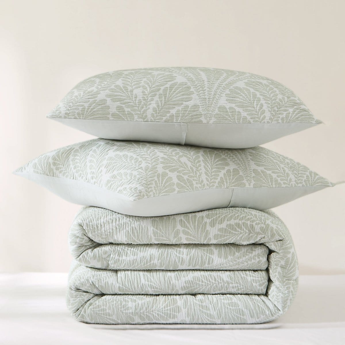 Willow Garden Restorative Gauze Jacquard Comforter Set - Image 12