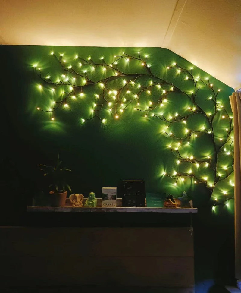 Willow Vine LED Light Decorative Hanging Branch String Light - Image 10