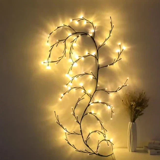 Willow Vine LED Light Decorative Hanging Branch String Light - Image 4