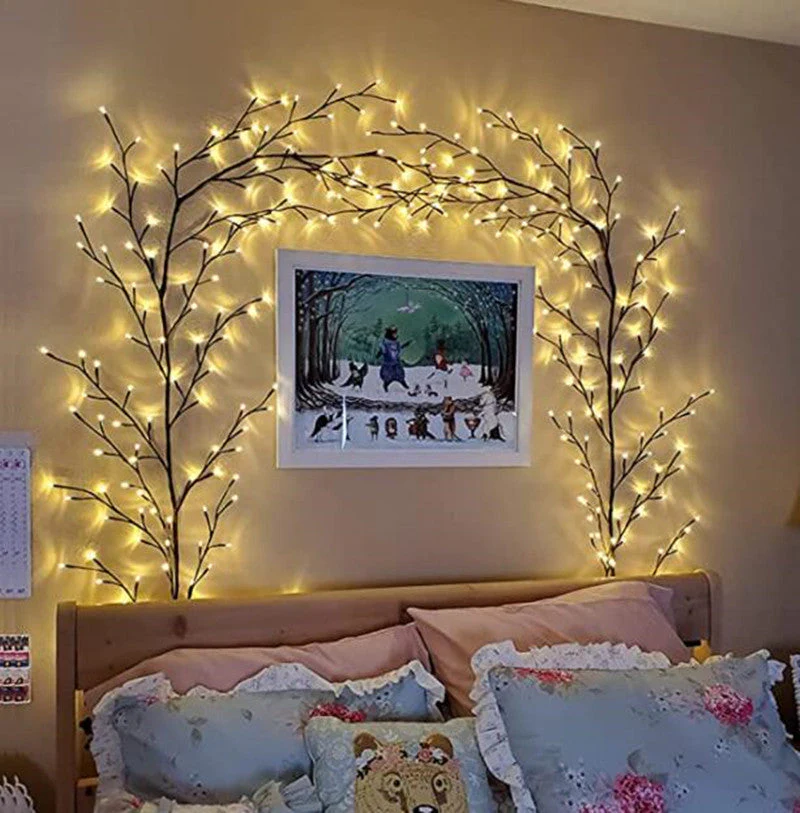 Willow Vine LED Light Decorative Hanging Branch String Light - Image 7