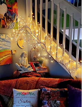 Willow Vine LED Light Decorative Hanging Branch String Light - Image 8
