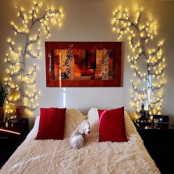 Willow Vine LED Light Decorative Hanging Branch String Light - Image 9