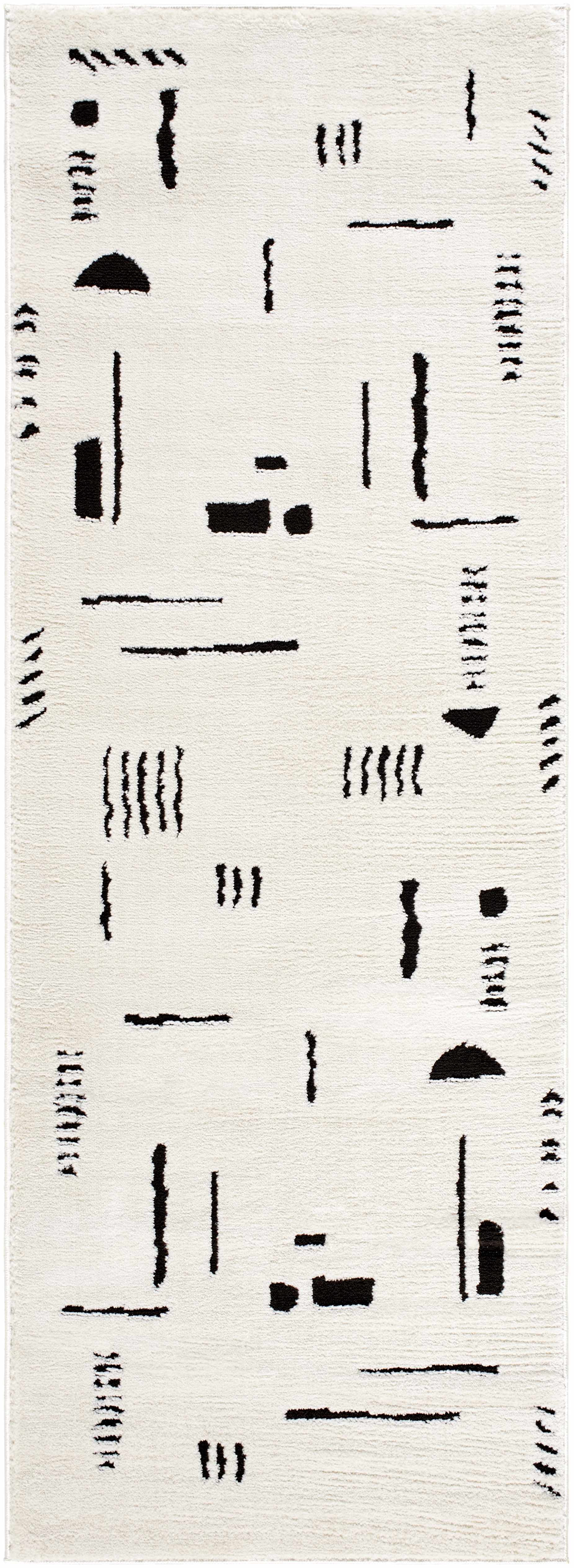 Winda Black & White Area Rug - Image 7