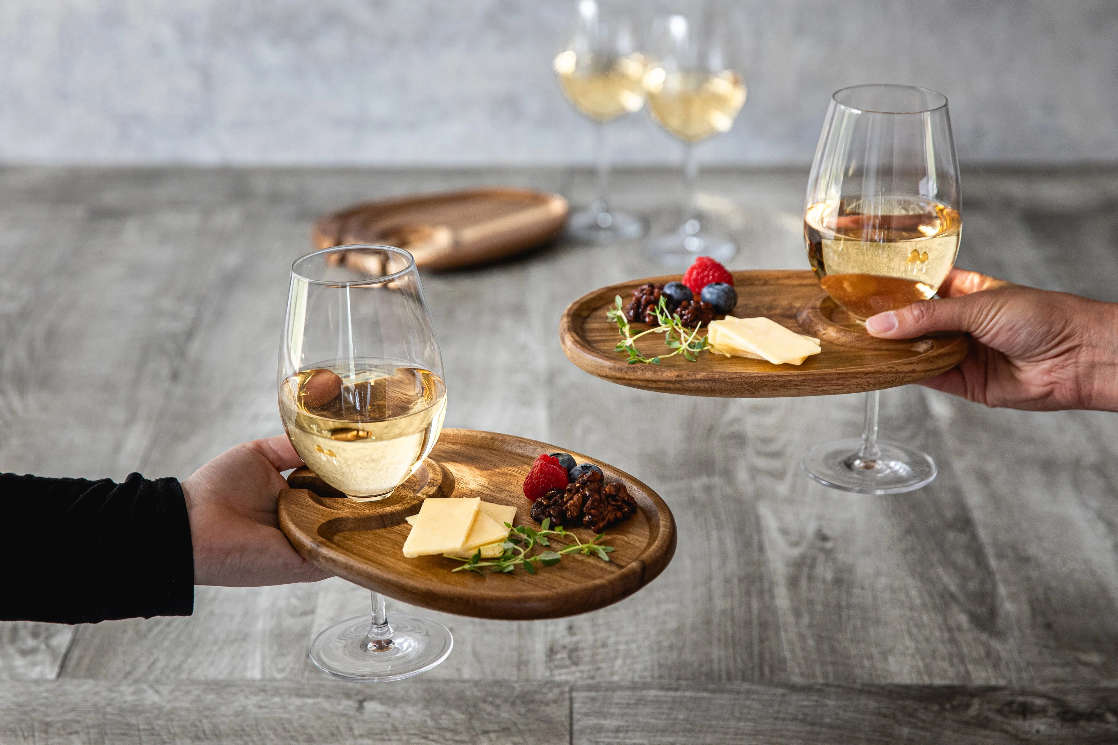 Wine Appetizer Plate Set Of 4 - Image 5