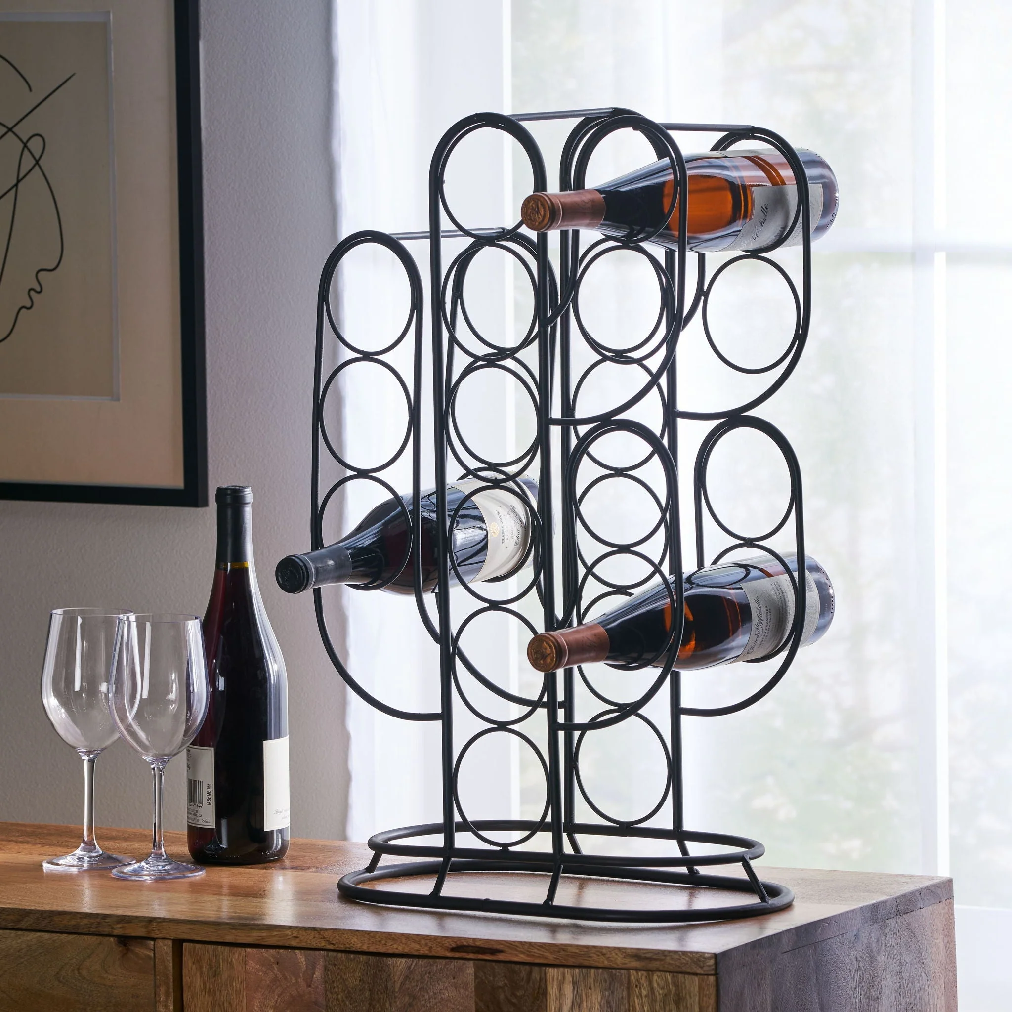 Wine Rack - Black - Image 2