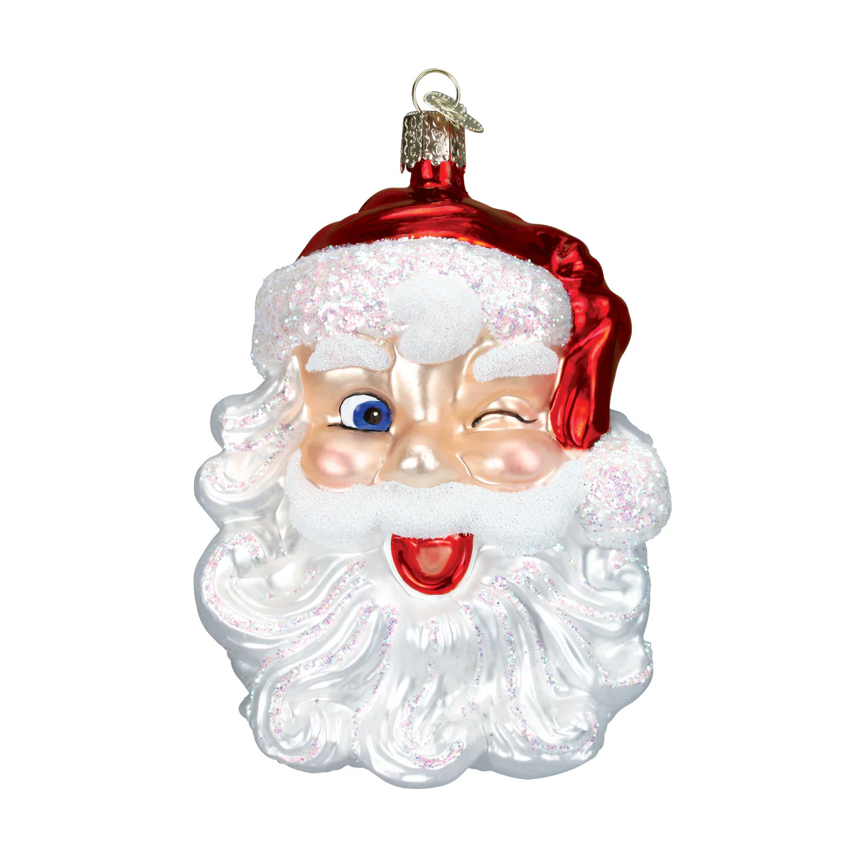 Winking Santa Ornament - Image 3