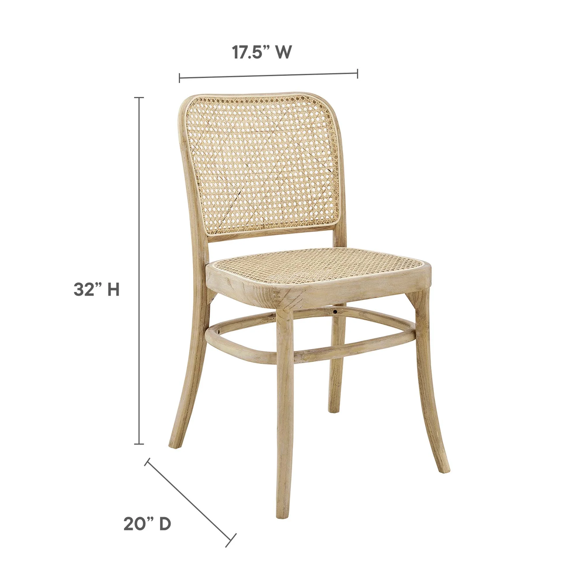 Winona Wood Dining Side Chair by Modway - Image 3