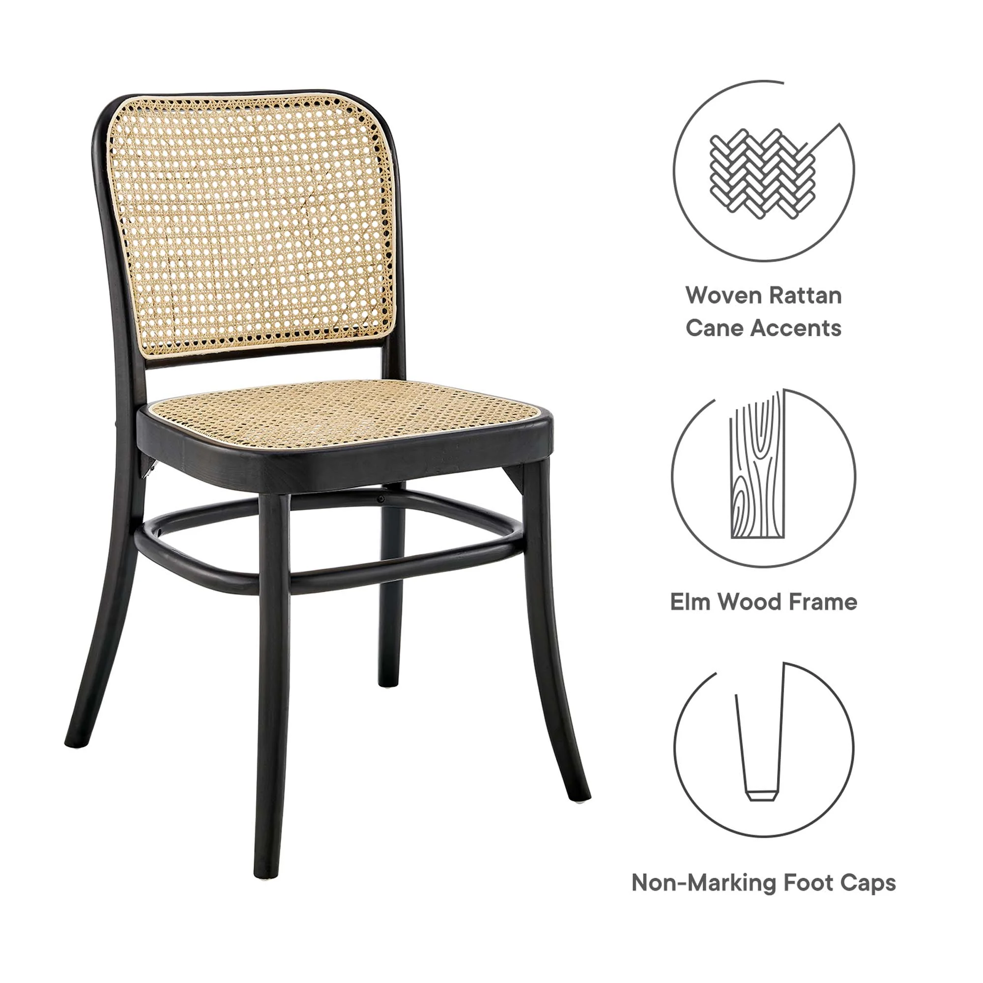 Winona Wood Dining Side Chair Set of 2 by Modway - Image 12