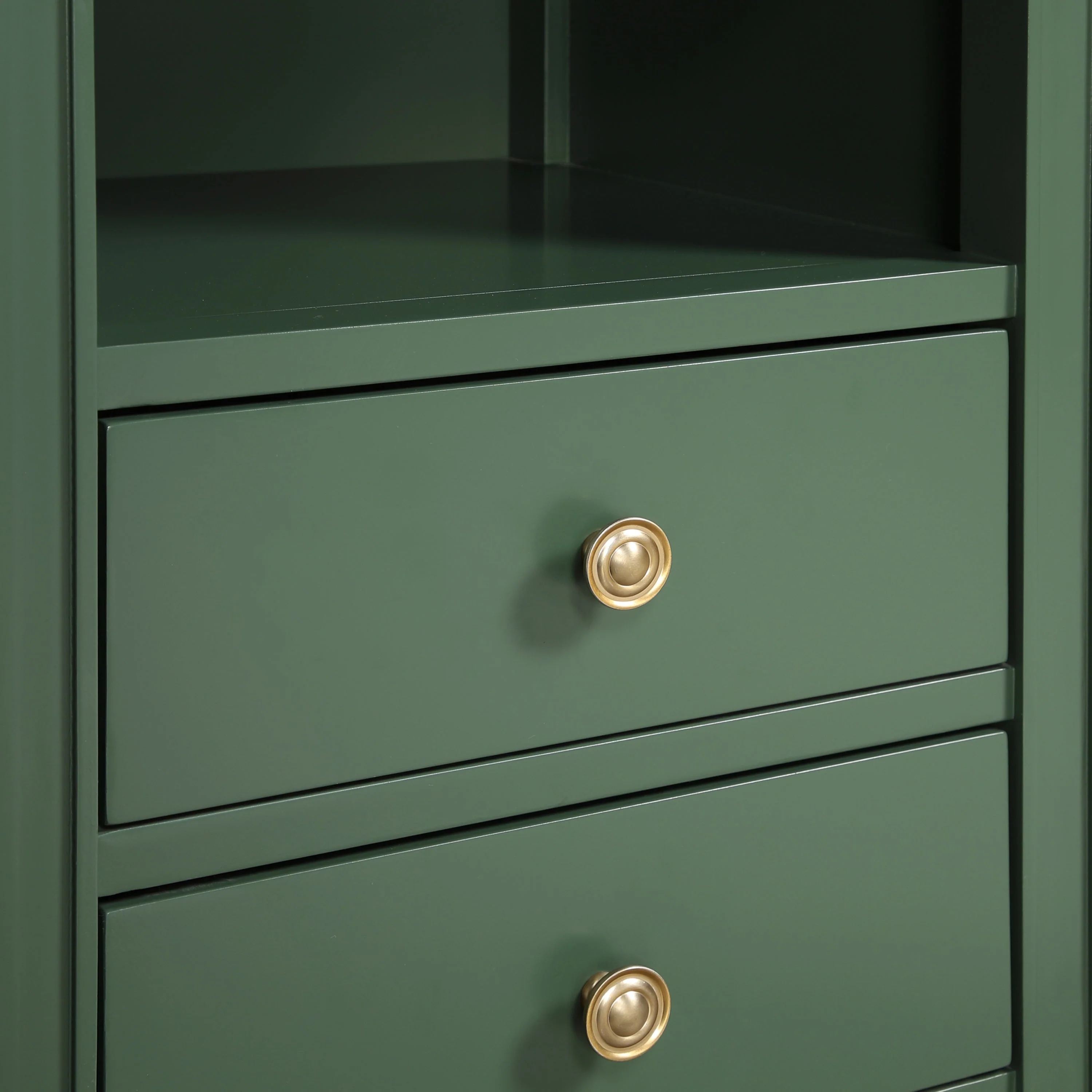 Winston 2-Drawer Storage Nightstand in Vintage Green - Image 11