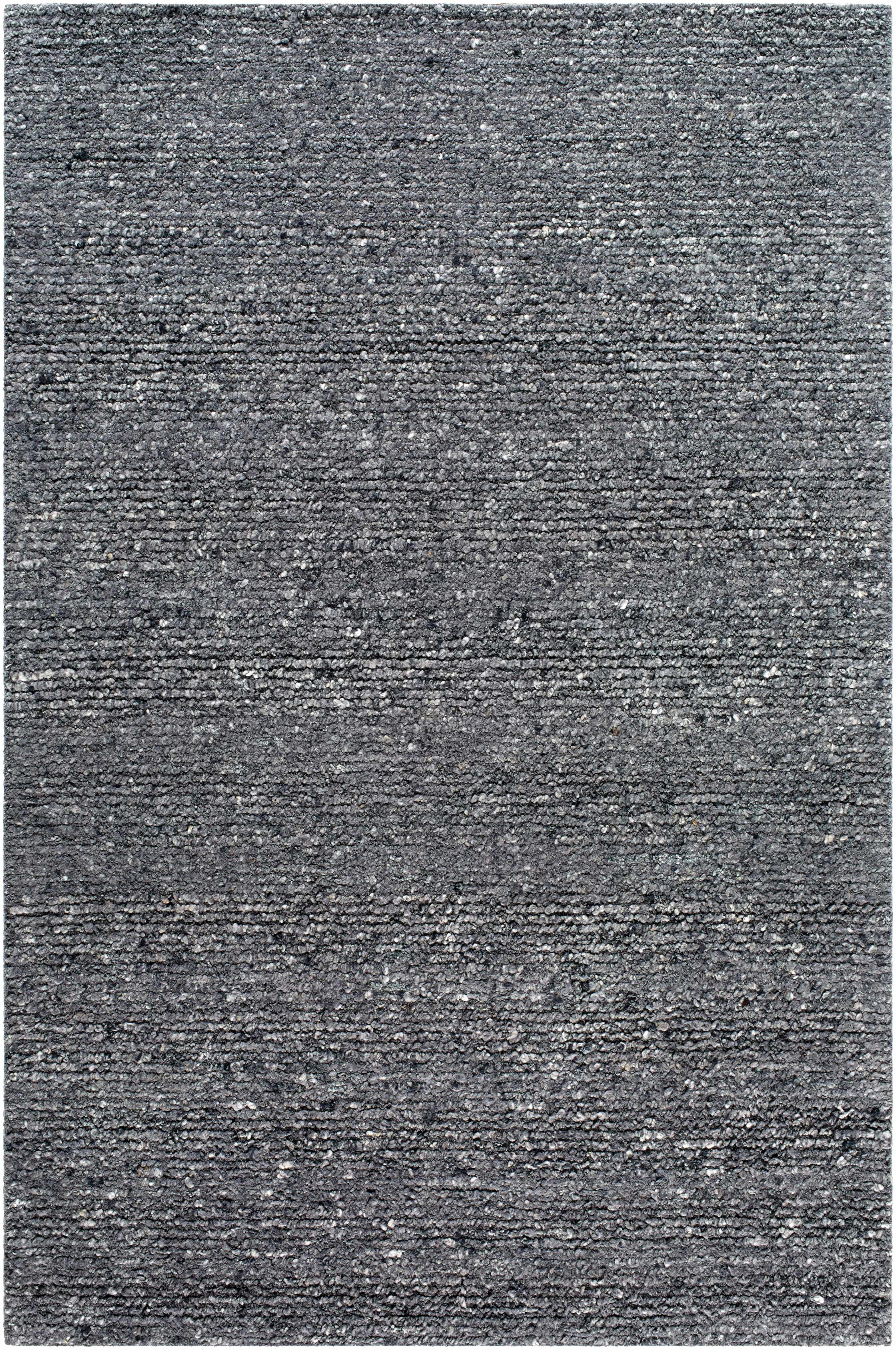 Winta Black Wool Area Rug - Image 3