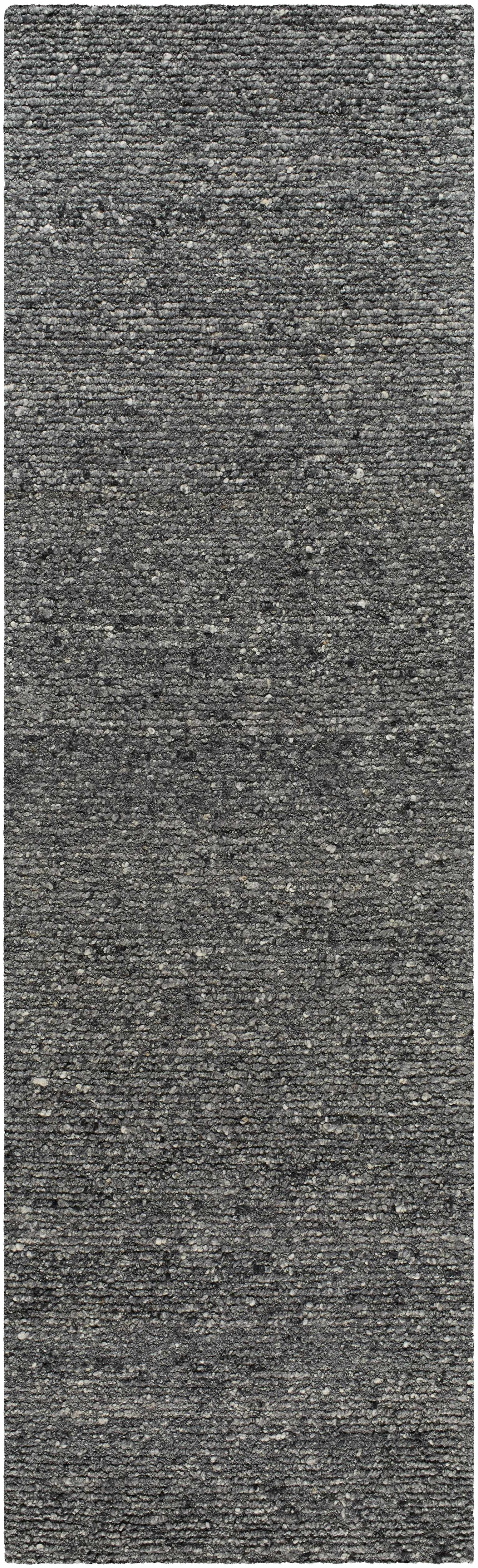 Winta Black Wool Area Rug - Image 9