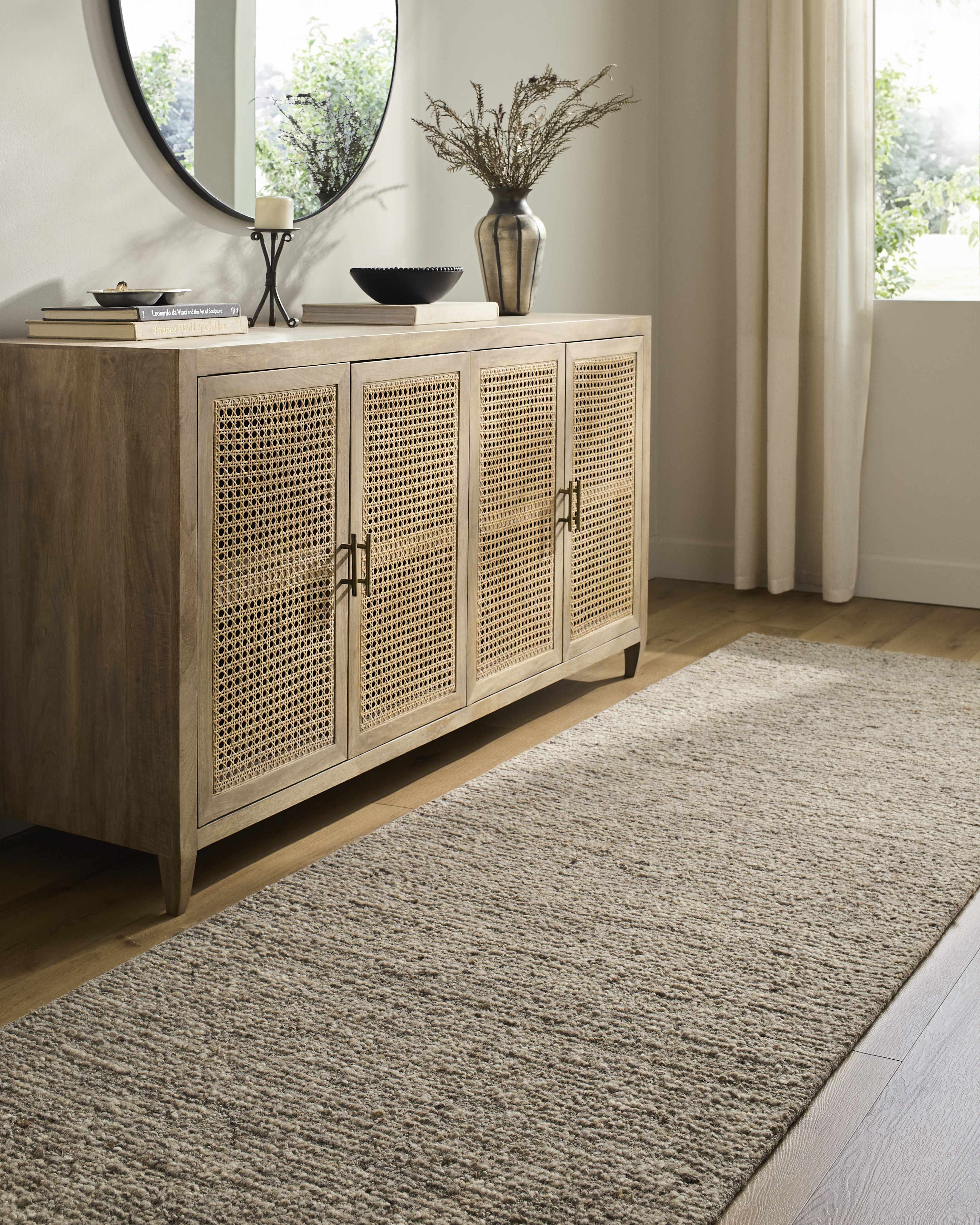 Winta Taupe Wool Area Rug - Image 2