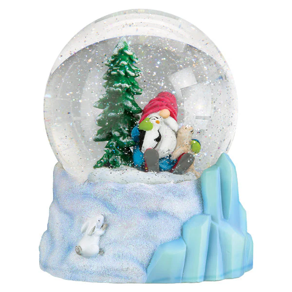 Winter Arctic Gnome Snow Globe - Image 2