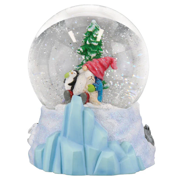 Winter Arctic Gnome Snow Globe - Image 4