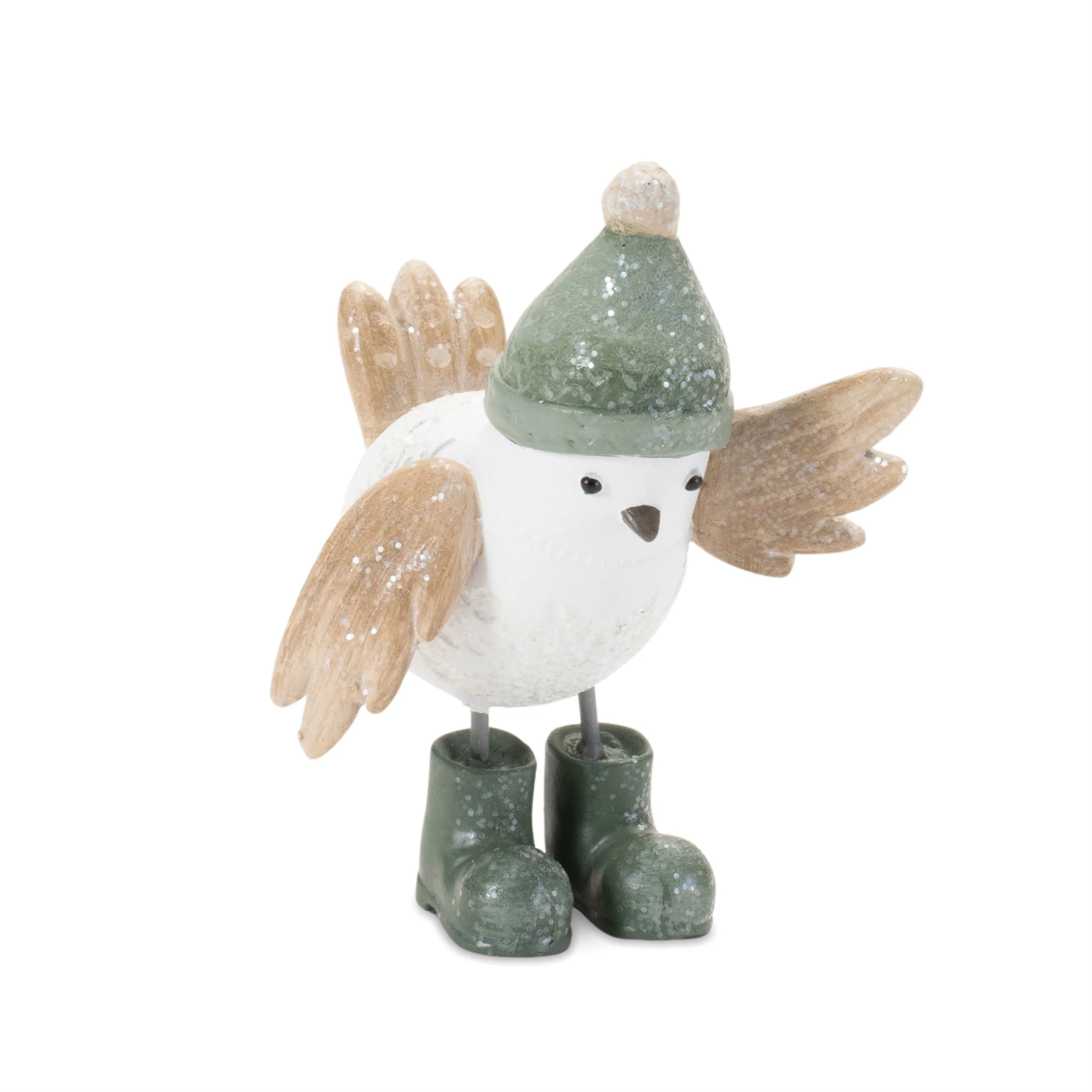 Winter Bird with Snowboots Figurine (Set of 6) - Image 3