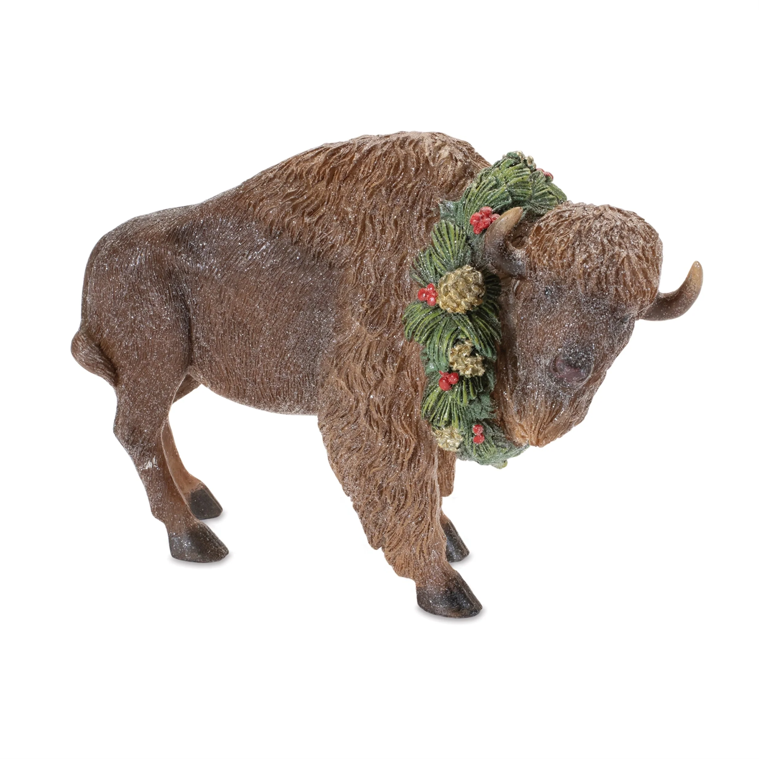 Winter Bison Figurine (Set of 4) - Image 3