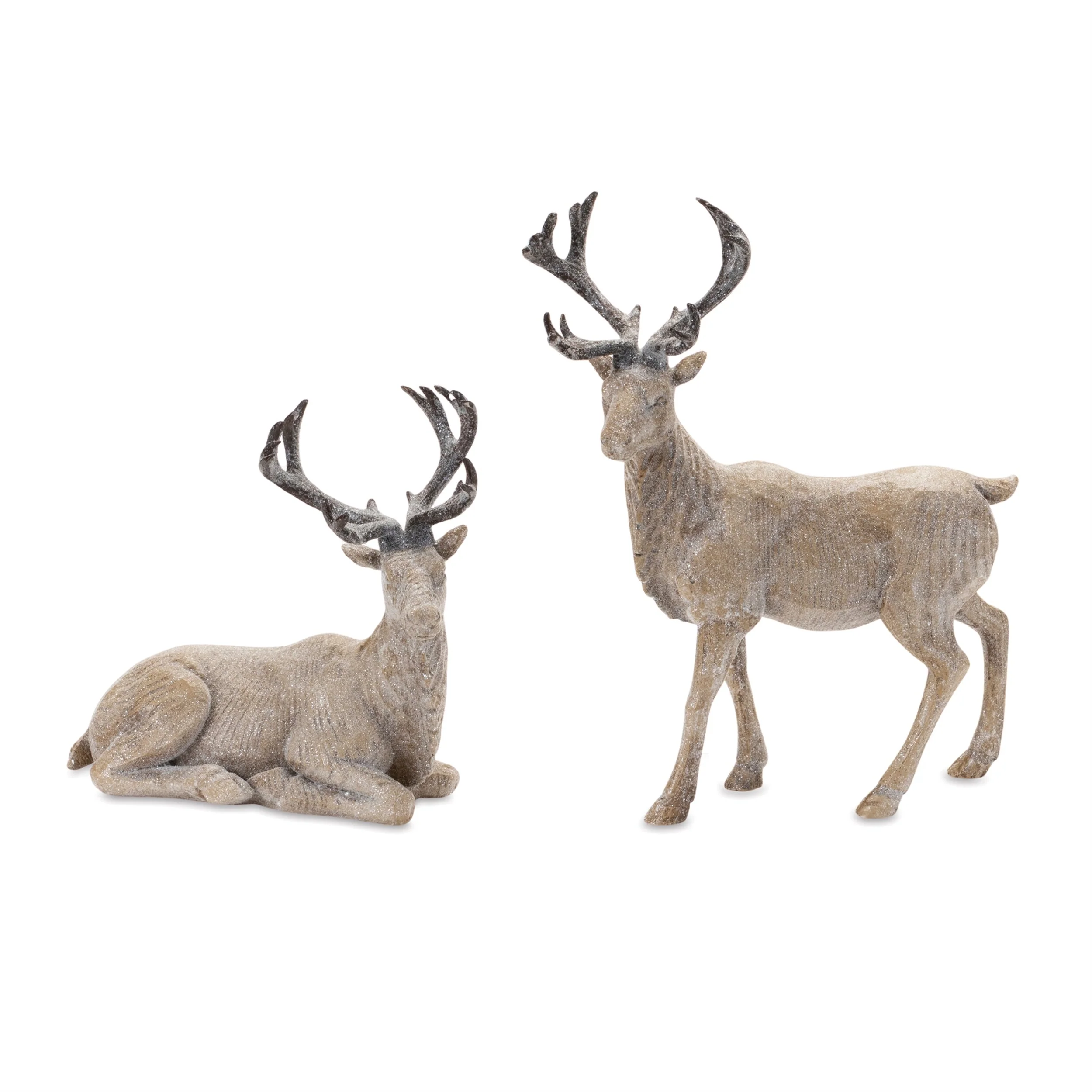 Winter deer figurine (set of 2) - Image 8