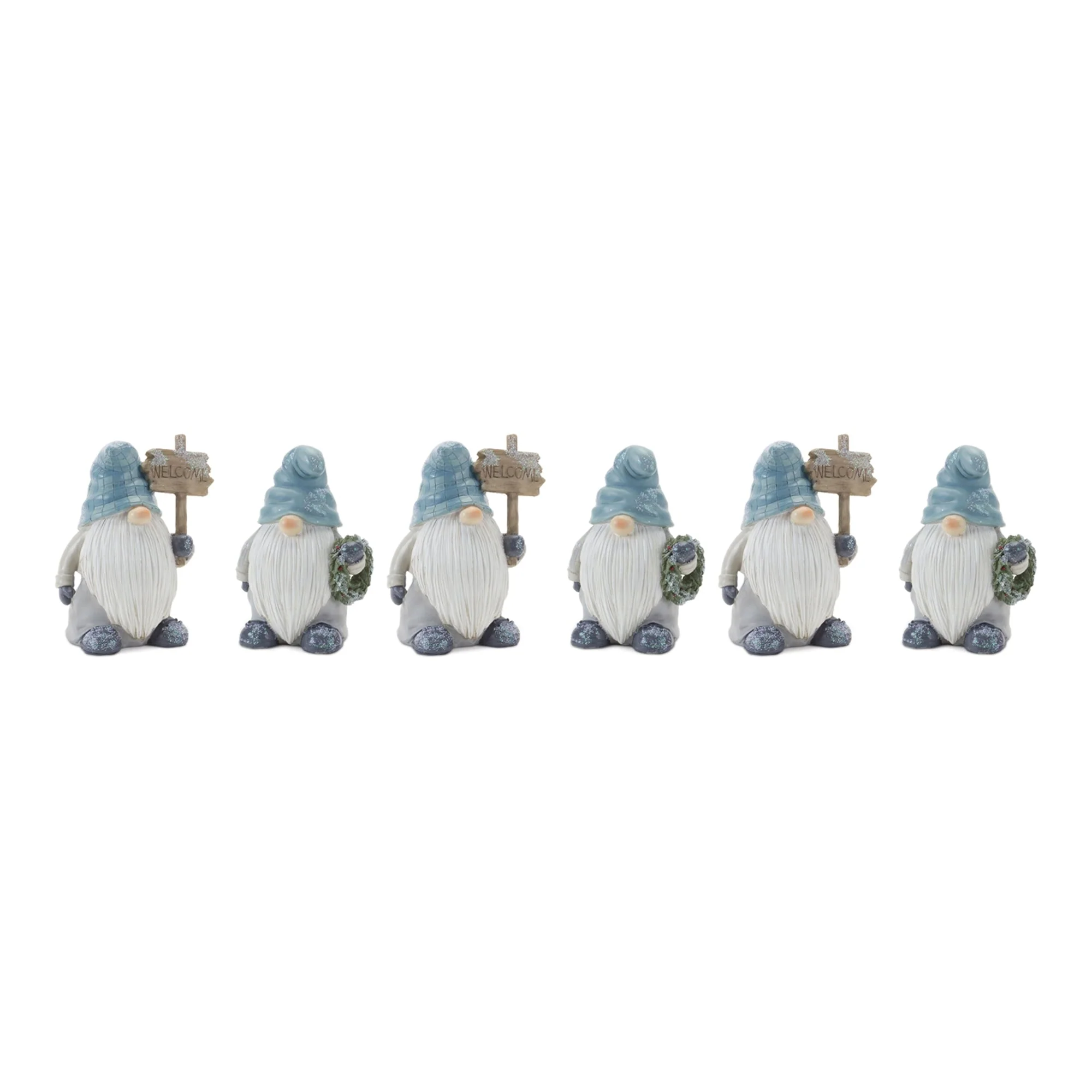 Winter Gnome Figurine (Set of 6) - Image 4