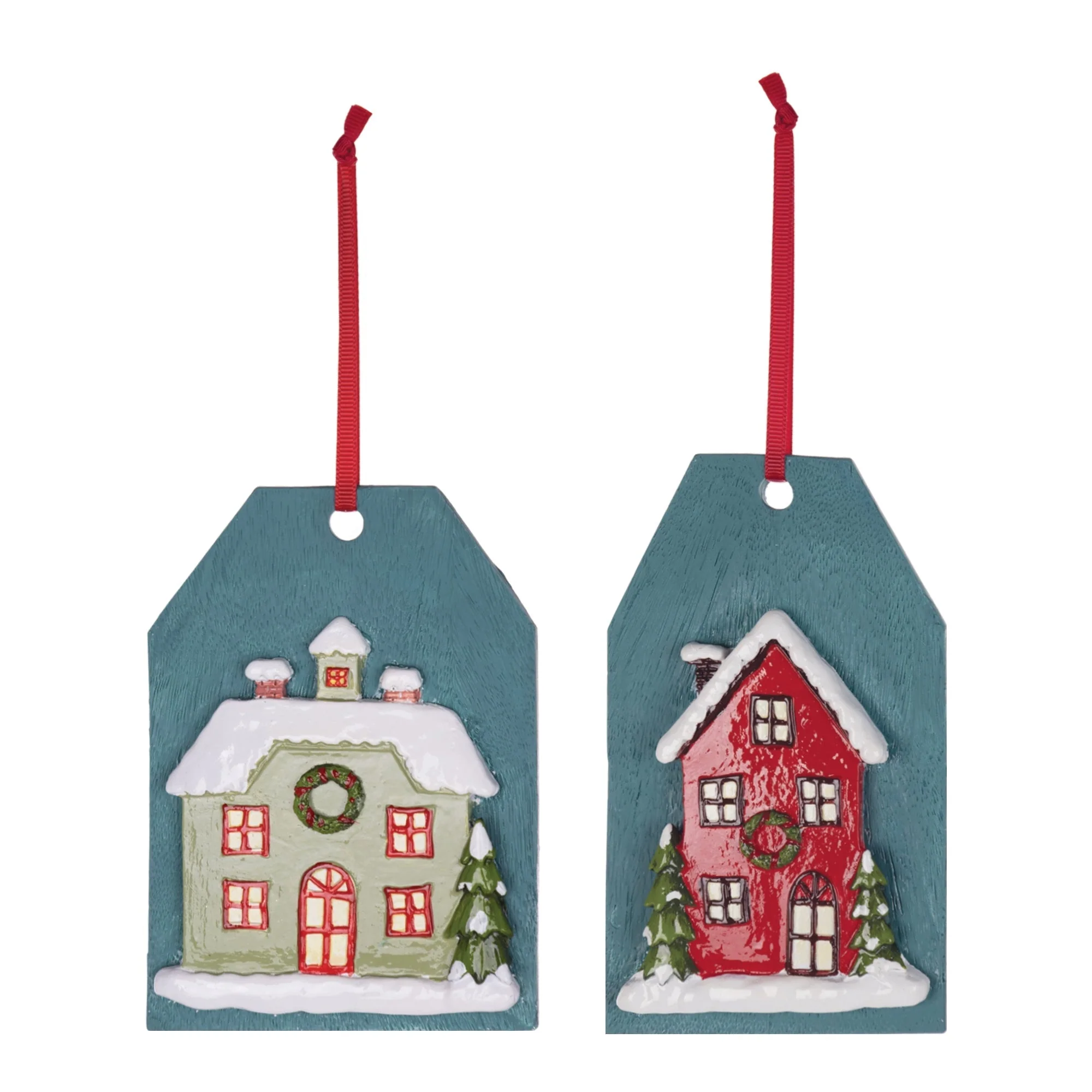 Winter House Tag Ornament (Set of 6) - Image 2