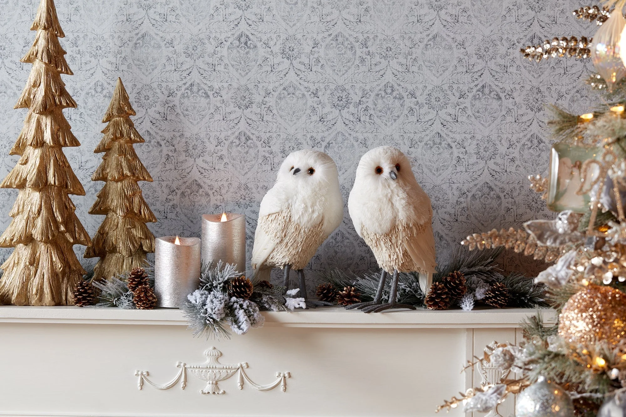 Winter Owl Decor (Set of 2) - Image 4