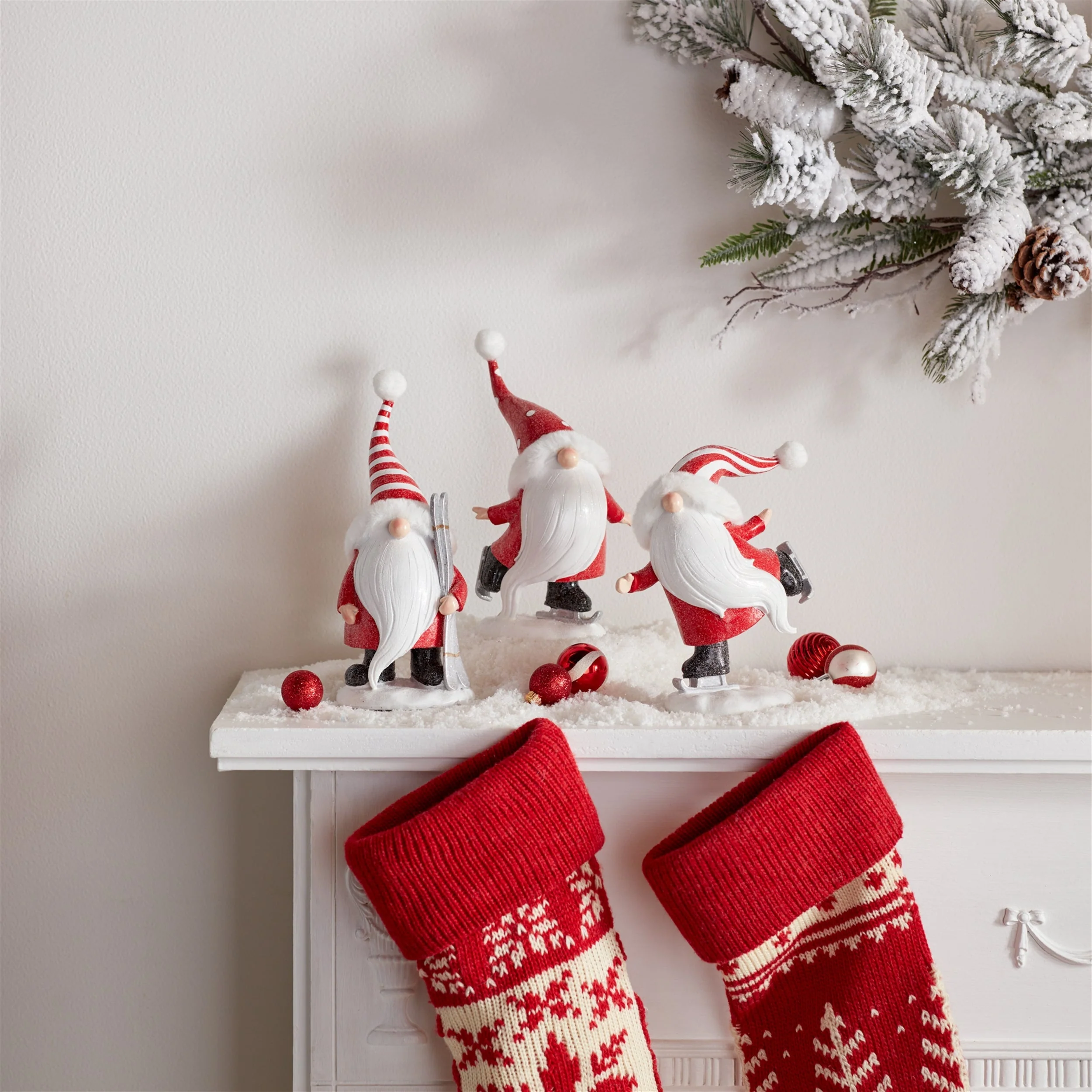 Winter Sport Gnome Figurines (Set of 3) - Image 5