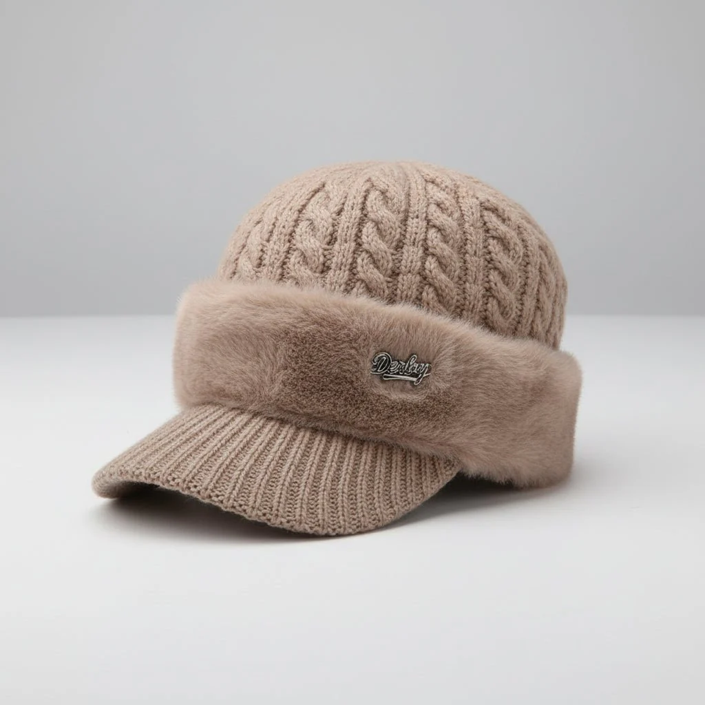 Winter Trapper Hat with Ear Flaps Cold Weather Warm Cap - Image 7