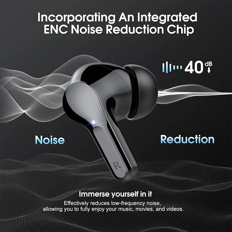 Wireless Bluetooth 5.3 Earbuds HiFi Stereo Noise Cancelling LED IP7 Waterproof - Image 5