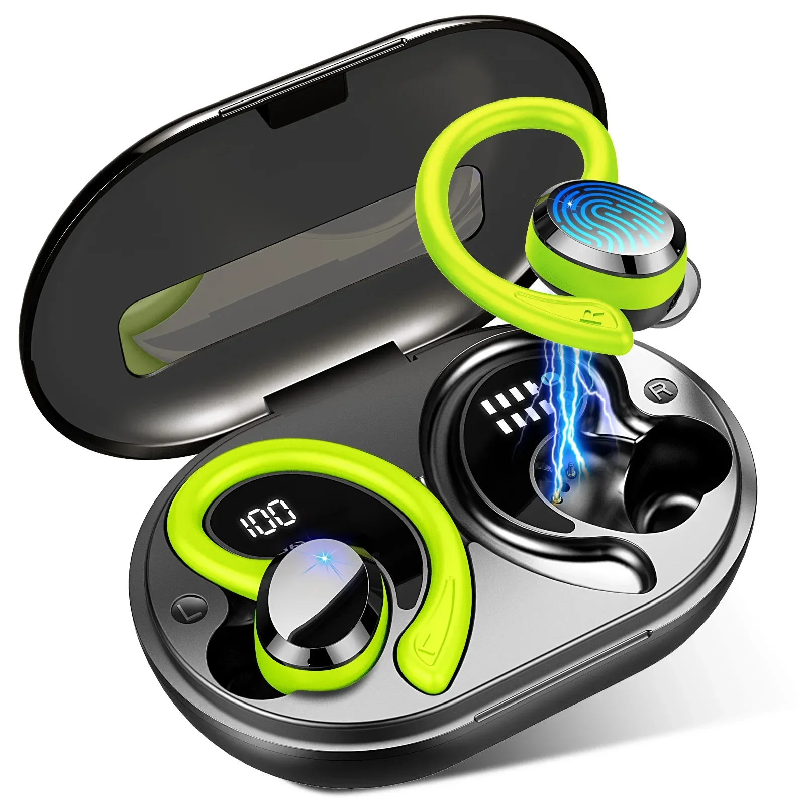 Wireless Bluetooth 5.3 Earbuds Stereo Bass In-Ear Noise Cancelling IP7 Waterproof - Image 10