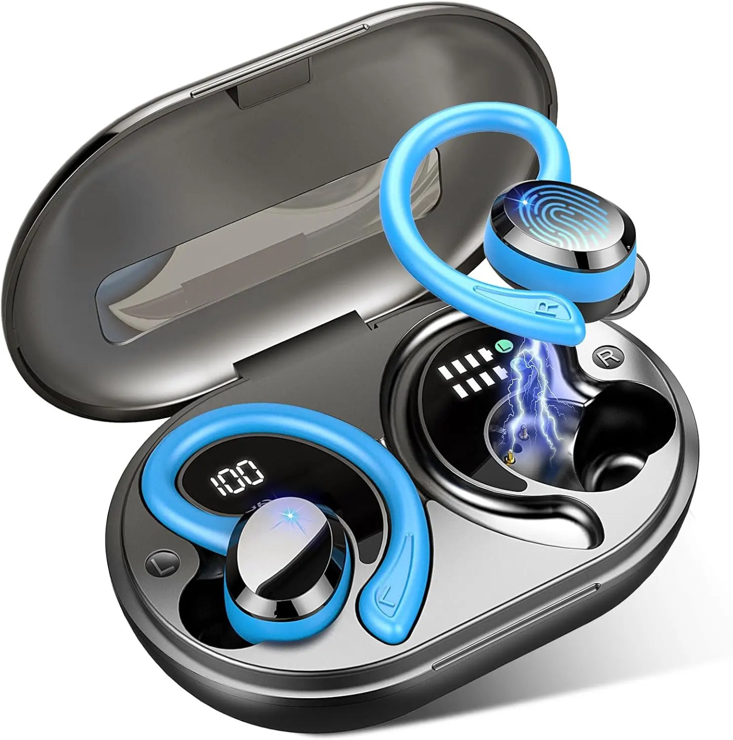Wireless Bluetooth 5.3 Earbuds Stereo Bass In-Ear Noise Cancelling IP7 Waterproof - Image 12