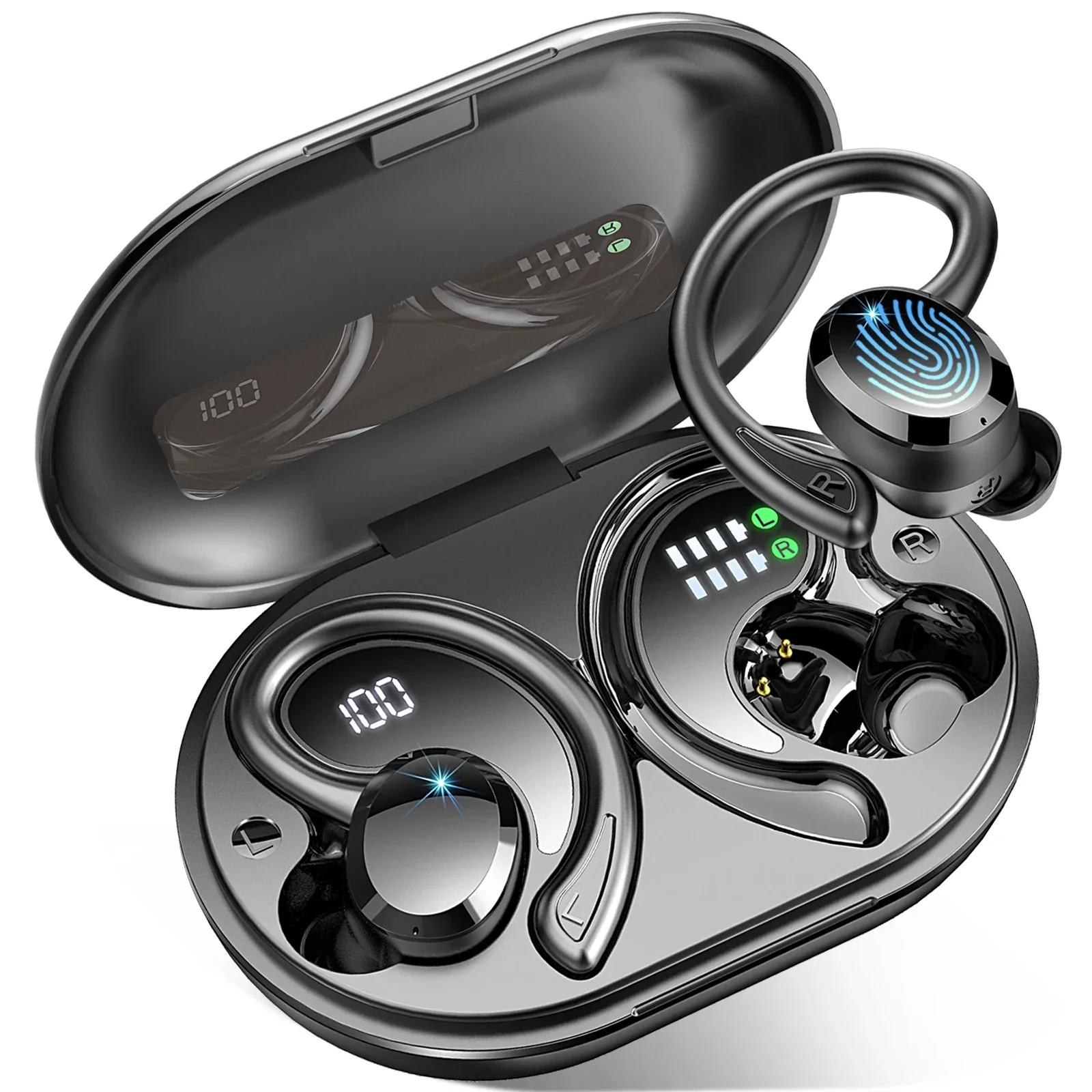 Wireless Bluetooth 5.3 Earbuds Stereo Bass In-Ear Noise Cancelling IP7 Waterproof - Image 14