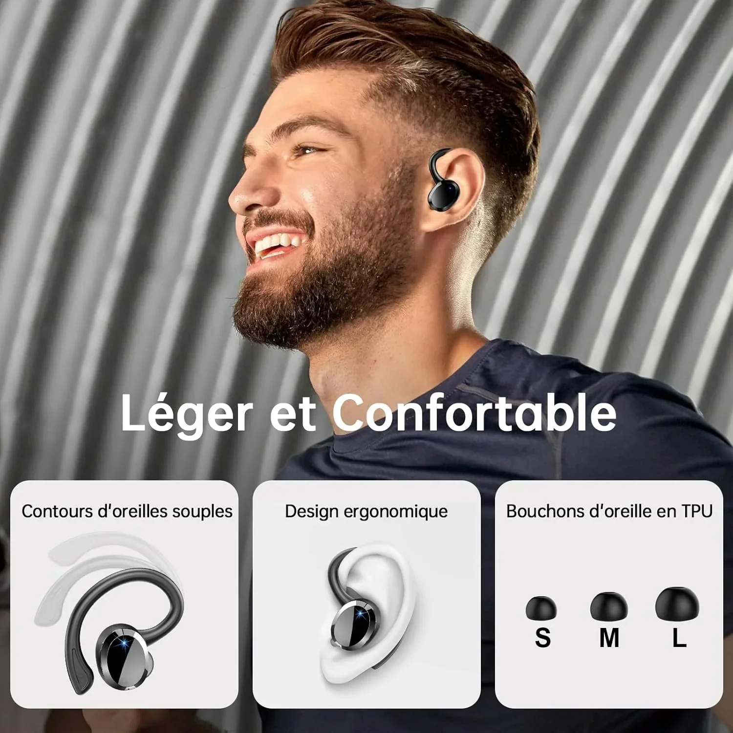 Wireless Bluetooth 5.3 Earbuds Stereo Bass In-Ear Noise Cancelling IP7 Waterproof - Image 5