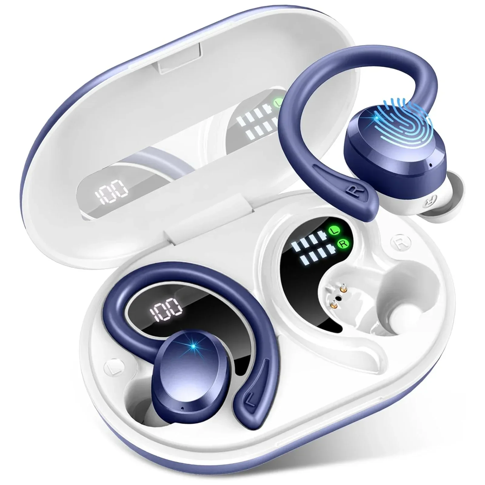 Wireless Bluetooth 5.3 Earbuds Stereo Bass In-Ear Noise Cancelling IP7 Waterproof - Image 7