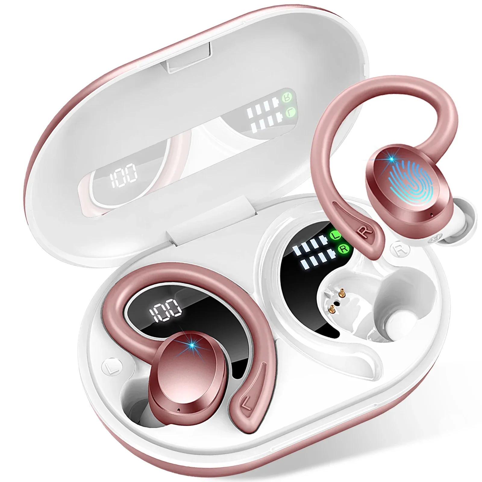 Wireless Bluetooth 5.3 Earbuds Stereo Bass In-Ear Noise Cancelling IP7 Waterproof - Image 8