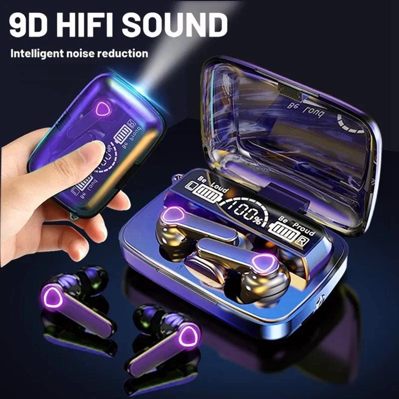Wireless Bluetooth Earbuds with LED Display Touch Control Sports In-Ear Headset - Image 2