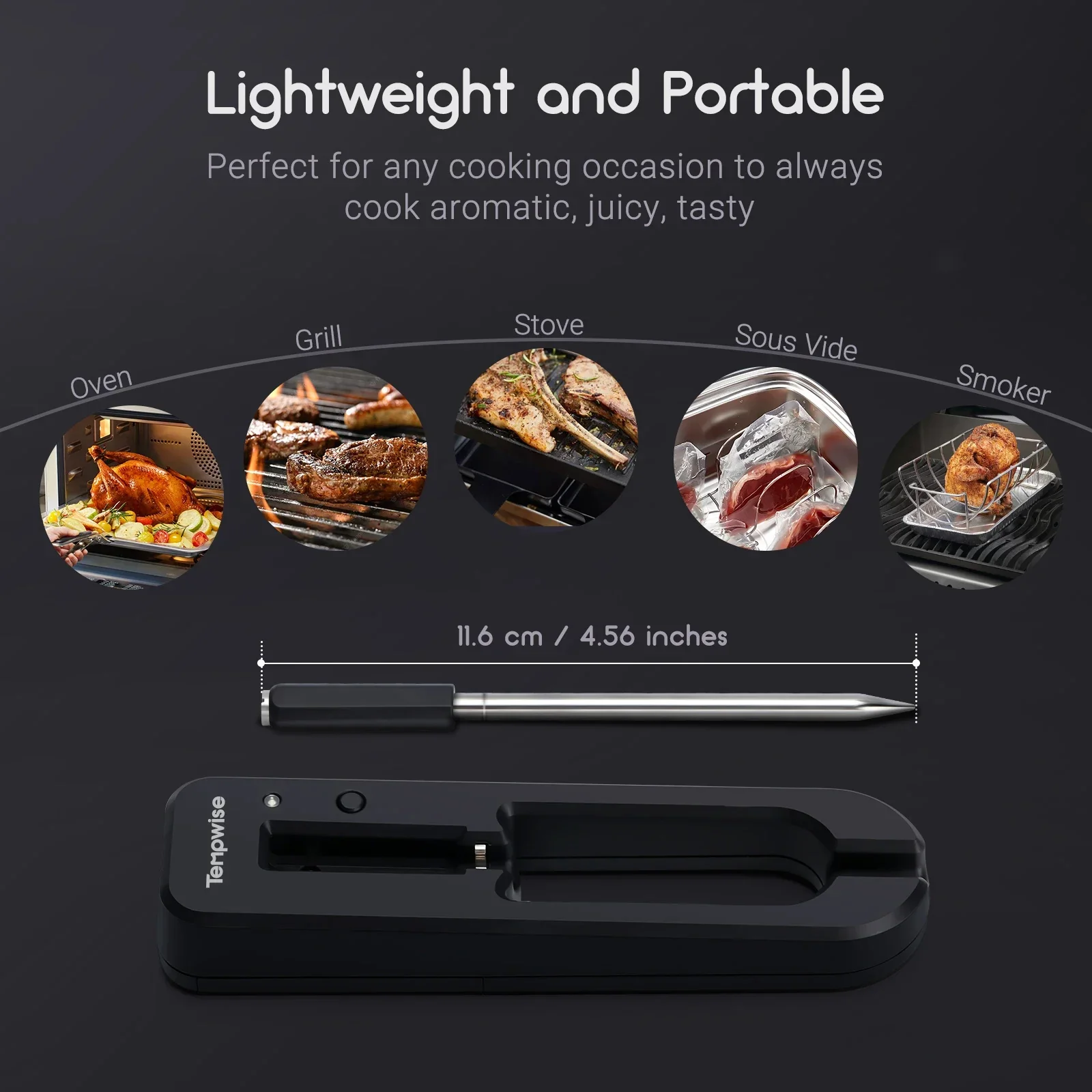Wireless Bluetooth Meat Thermometer Smart Digital BBQ Grill Oven Smoker - Image 6