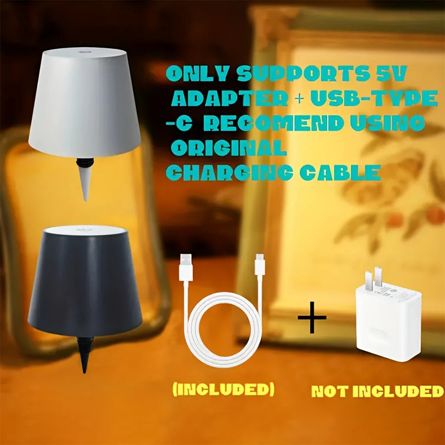 Wireless Bottle Lamp – Rechargeable 3-Color Dimmable Touch LED Light for Bars - Image 4