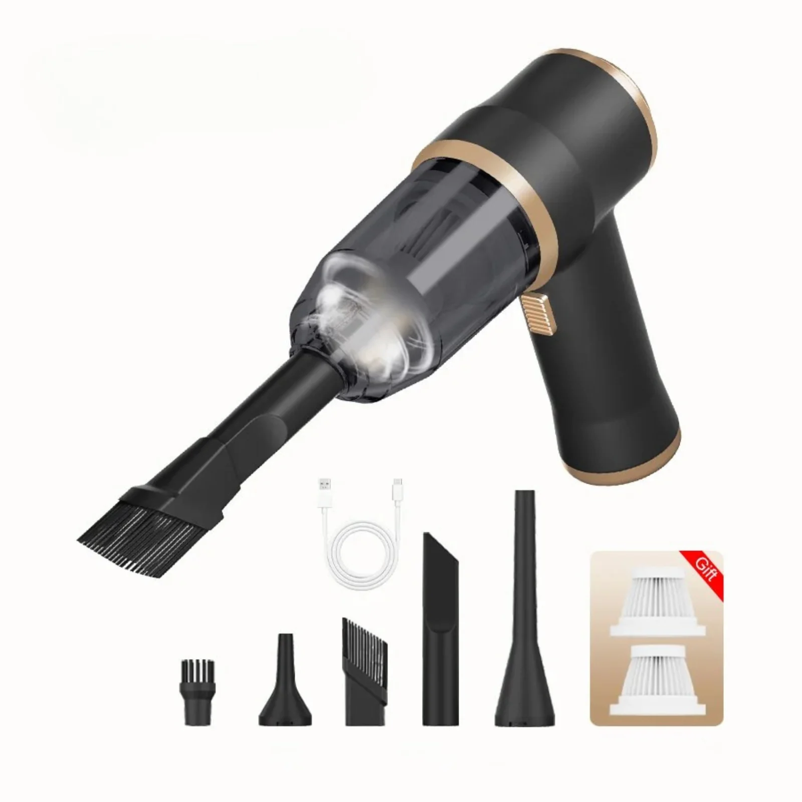 Wireless Car Vacuum Cleaner High Power Portable for Bedroom Carpet Home - Image 7
