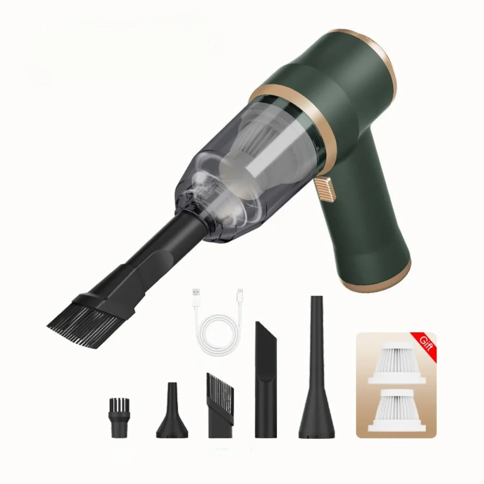 Wireless Car Vacuum Cleaner High Power Portable for Bedroom Carpet Home - Image 8