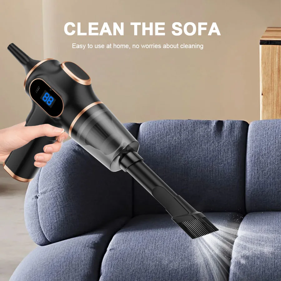 Wireless Car Vacuum Cleaner High Power Portable for Sofa Office Carpet Home - Image 2