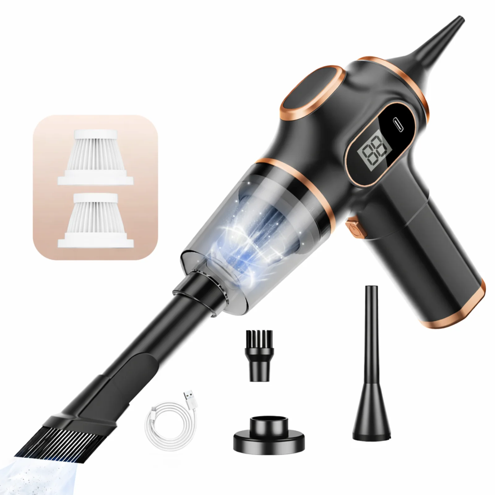 Wireless Car Vacuum Cleaner High Power Portable for Sofa Office Carpet Home - Image 7